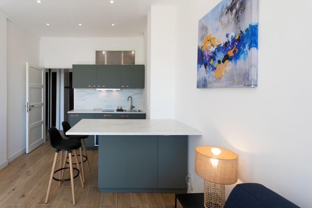 Leilighet #43 Design Terrace Ac Wifi Sea View 1min Nice